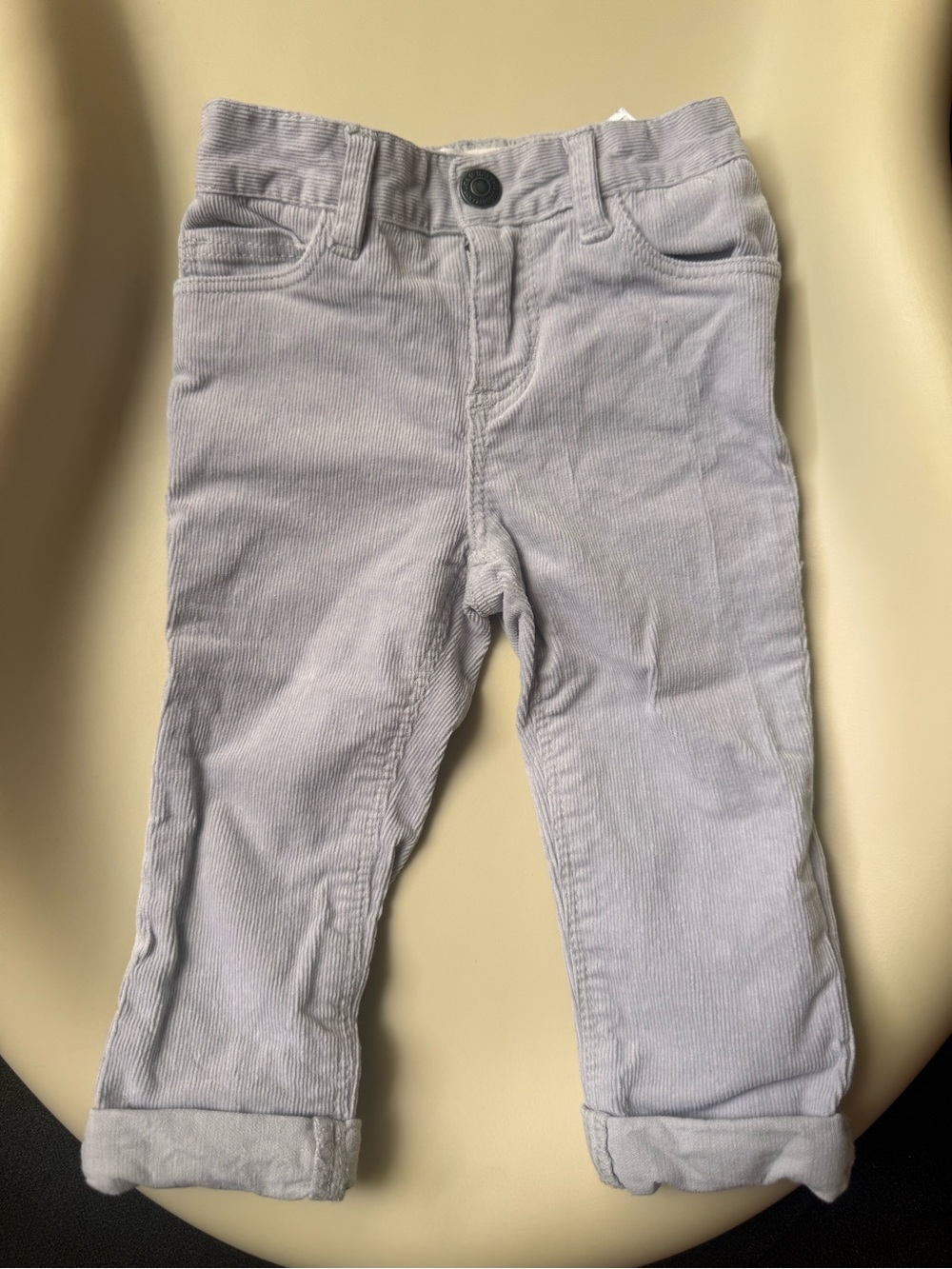 Old Navy Light Gray Corduroy Kids Pants